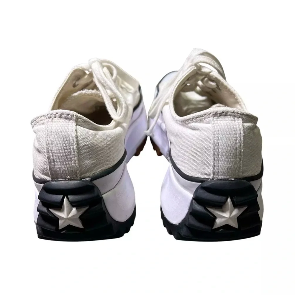 CONVERSE Chuck Taylor Canvas Run Star Hike Platform Low Top White Size W9.0 - Picture 6 of 9
